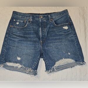 Levi's Distressed Jean Shorts